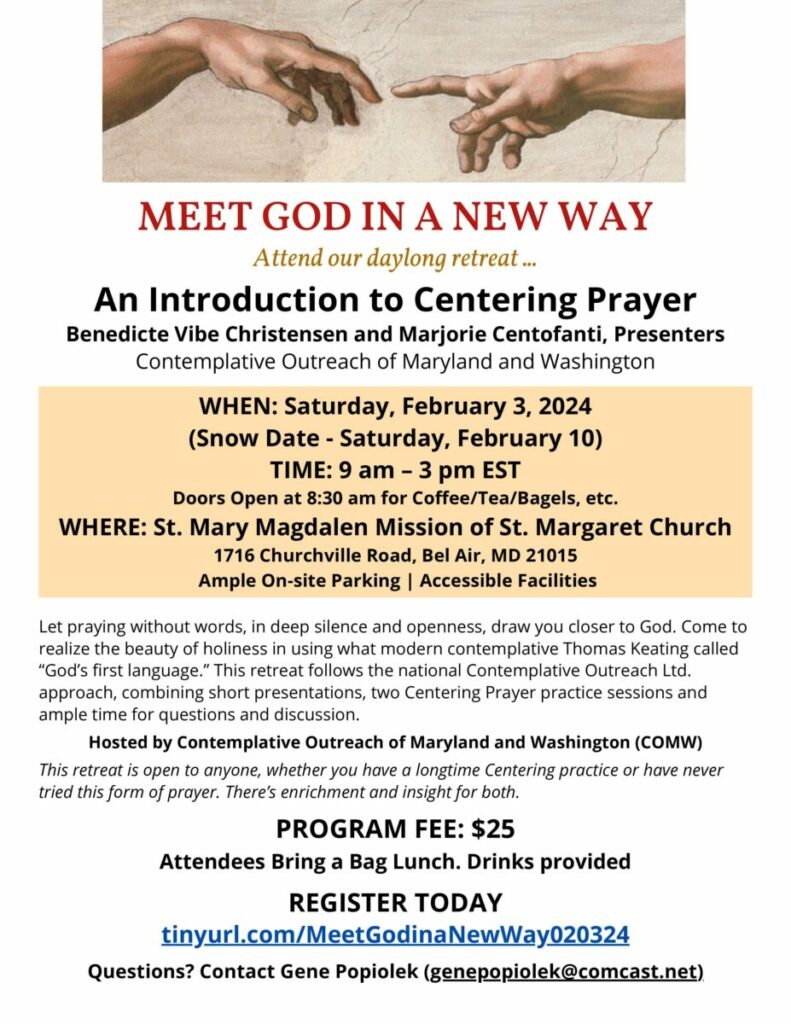 Centering Prayer Flyer